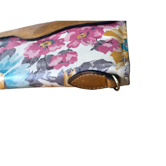 Patricia Nash Leather Wallet Floral Bi-Fold Removable Checkbook Sleeve - Picture 8 of 9